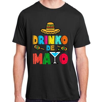 Drinko De Mayo Funny Cinco De Mayo Mexican Fiesta Adult ChromaSoft Performance T-Shirt