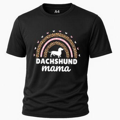 Doxie Dachshund Mama Rainbow Dachshund Lover Weiner Dog Mom Gift Performance Shirt