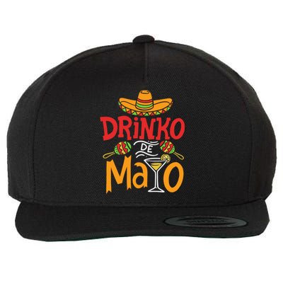 Drinko De Mayo Cinco De Mayo Fiesta Wool Snapback Cap