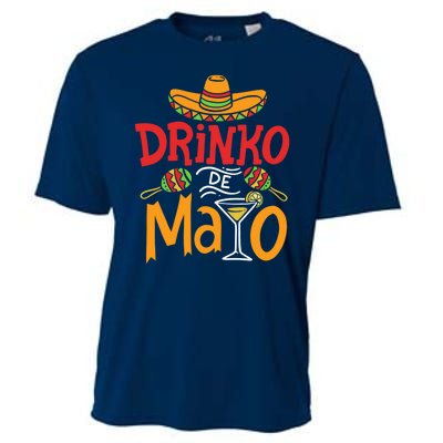 Drinko De Mayo Cinco De Mayo Fiesta Cooling Performance Crew T-Shirt