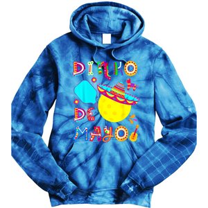 Dinko De Mayo Funny Cinco De Mayo Funny Pickleball Funny Gift Tie Dye Hoodie