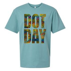 Dot Day Make Your Mark And See Where It Takes You Gift Sueded Cloud Jersey T-Shirt