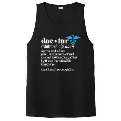 Doctor Definition Medical School Student Graduate Graphic Gift PosiCharge Competitor Tank