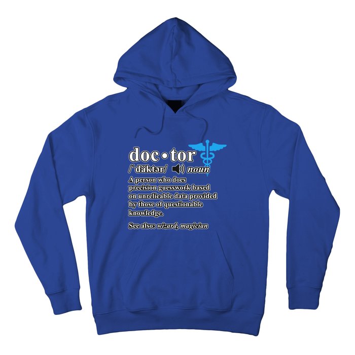 Doctor Definition Medical School Student Graduate Graphic Gift Hoodie