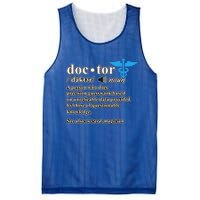 Doctor Definition Medical School Student Graduate Graphic Gift Mesh Reversible Basketball Jersey Tank