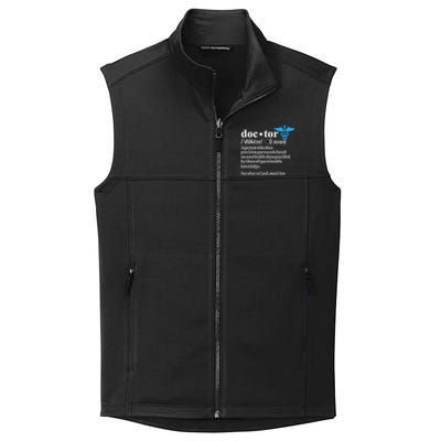 Doctor Definition Medical School Student Graduate Graphic Gift Collective Smooth Fleece Vest