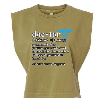 Doctor Definition Medical School Student Graduate Graphic Gift Garment-Dyed Women's Muscle Tee