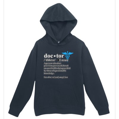 Doctor Definition Medical School Student Graduate Graphic Gift Urban Pullover Hoodie