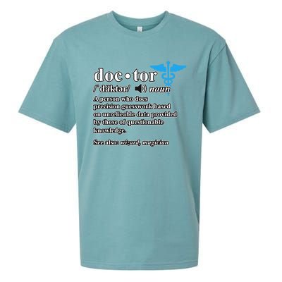 Doctor Definition Medical School Student Graduate Graphic Gift Sueded Cloud Jersey T-Shirt