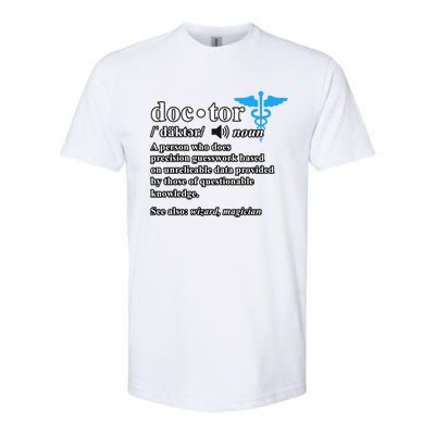 Doctor Definition Medical School Student Graduate Graphic Gift Softstyle CVC T-Shirt