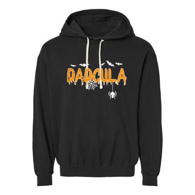 Dadcula Daddy Matching Family Halloween Costume Dad Garment-Dyed Fleece Hoodie