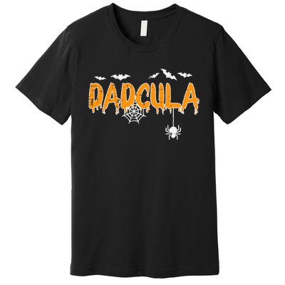 Dadcula Daddy Matching Family Halloween Costume Dad Premium T-Shirt