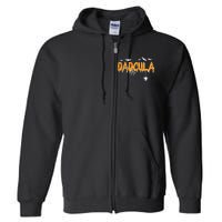 Dadcula Daddy Matching Family Halloween Costume Dad Full Zip Hoodie