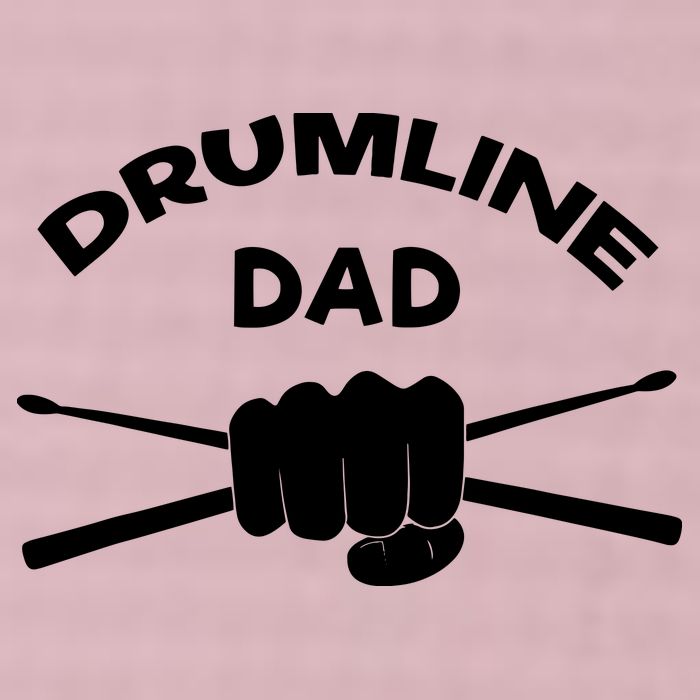 Drumline Dad Music Marching Band Support Drumsticks 25L Jumbo Tote