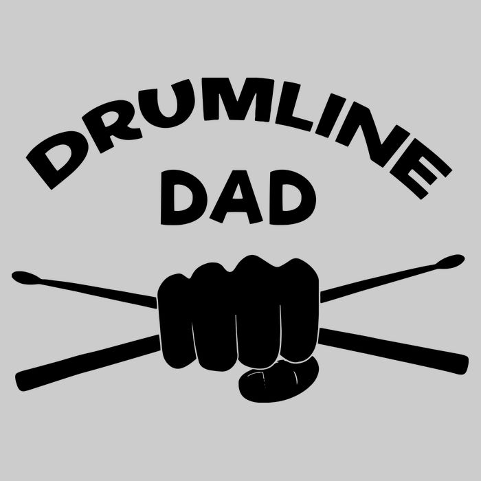 Drumline Dad Music Marching Band Support Drumsticks Cooling Performance Crew T-Shirt
