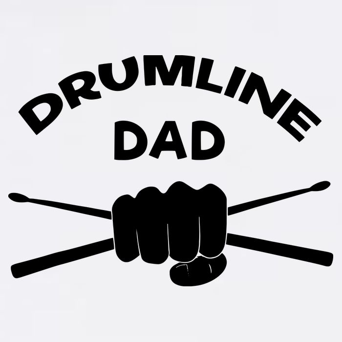 Drumline Dad Music Marching Band Support Drumsticks Garment-Dyed Sweatshirt