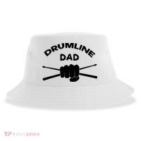 Drumline Dad Music Marching Band Support Drumsticks Sustainable Bucket Hat