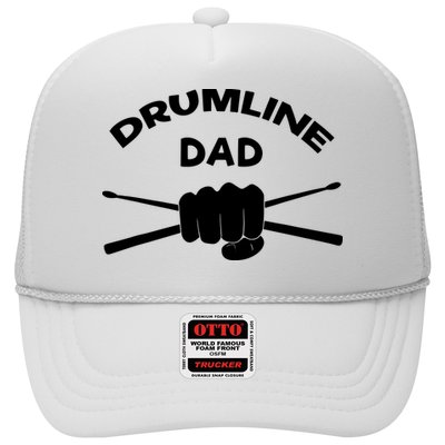 Drumline Dad Music Marching Band Support Drumsticks Trucker Hat