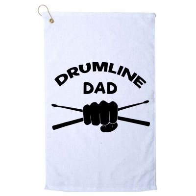 Drumline Dad Music Marching Band Support Drumsticks Golf Towel