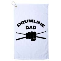 Drumline Dad Music Marching Band Support Drumsticks Golf Towel