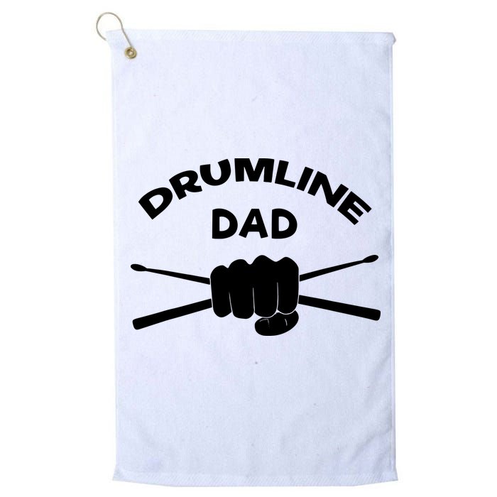 Drumline Dad Music Marching Band Support Drumsticks Golf Towel