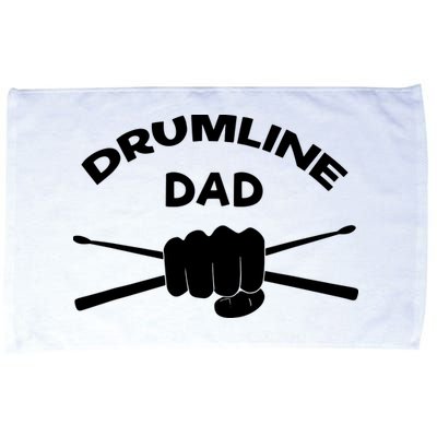 Drumline Dad Music Marching Band Support Drumsticks Microfiber Hand Towel