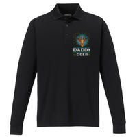 Daddy Deer Matching Family Christmas Funny Gift Performance Long Sleeve Polo