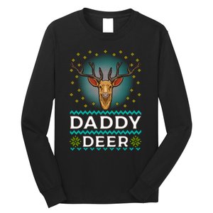 Daddy Deer Matching Family Christmas Funny Gift Long Sleeve Shirt