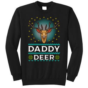 Daddy Deer Matching Family Christmas Funny Gift Sweatshirt