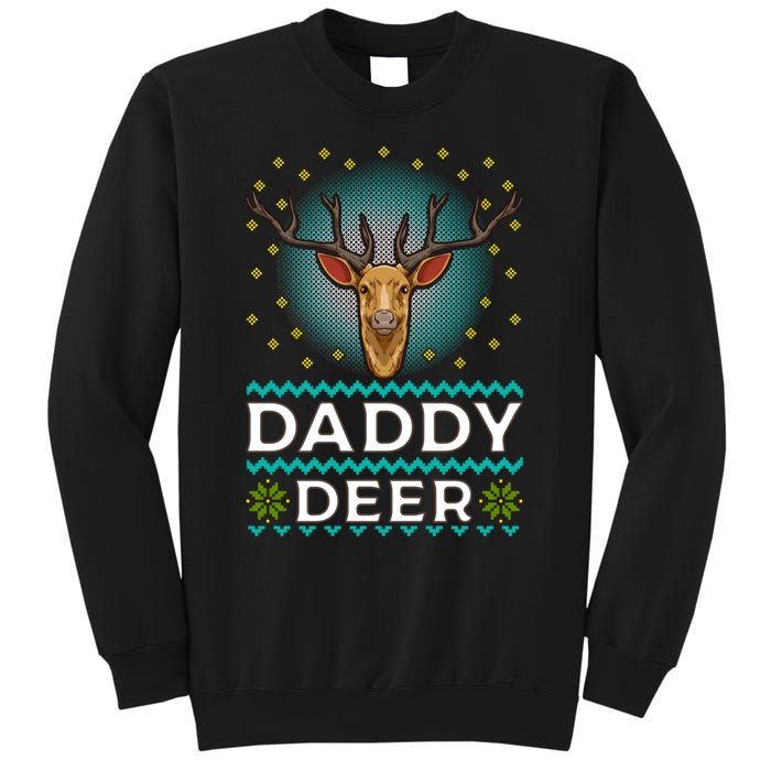 Daddy Deer Matching Family Christmas Funny Gift Sweatshirt