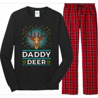 Daddy Deer Matching Family Christmas Funny Gift Long Sleeve Pajama Set