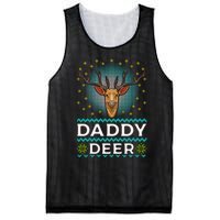 Daddy Deer Matching Family Christmas Funny Gift Mesh Reversible Basketball Jersey Tank