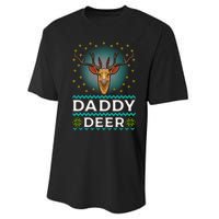 Daddy Deer Matching Family Christmas Funny Gift Performance Sprint T-Shirt