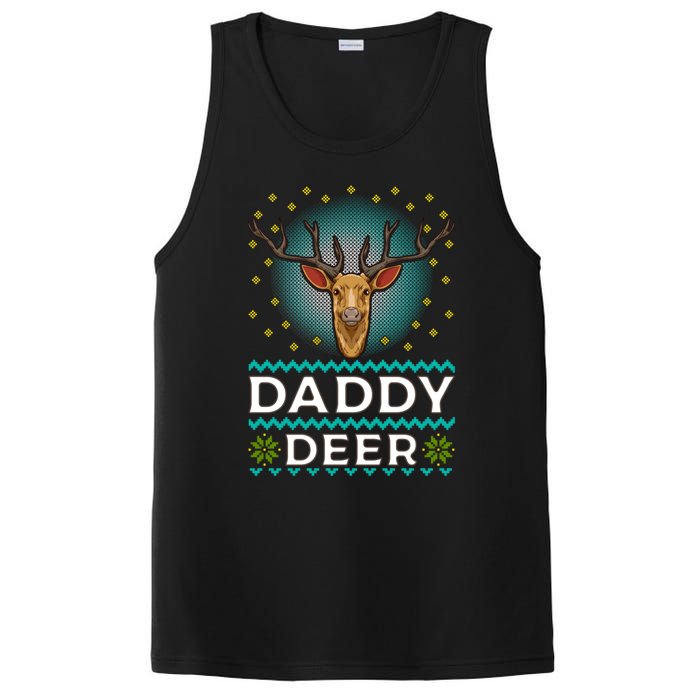 Daddy Deer Matching Family Christmas Funny Gift PosiCharge Competitor Tank