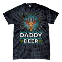 Daddy Deer Matching Family Christmas Funny Gift Tie-Dye T-Shirt