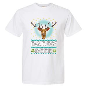 Daddy Deer Matching Family Christmas Funny Gift Garment-Dyed Heavyweight T-Shirt