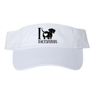 Dachshund Dad Mom Owner Lover Dog Paws Weiner I Love Dachs Visor
