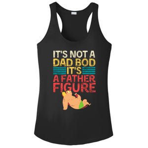 Distressed Dad Meaningful Gift Its Not A Dad Bod Its A Father Figure Gift Ladies PosiCharge Competitor Racerback Tank