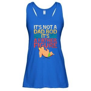 Distressed Dad Meaningful Gift Its Not A Dad Bod Its A Father Figure Gift Ladies Essential Flowy Tank