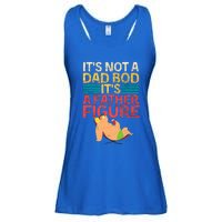 Distressed Dad Meaningful Gift Its Not A Dad Bod Its A Father Figure Gift Ladies Essential Flowy Tank