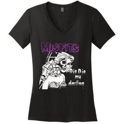 Die Die My Darling Women's V-Neck T-Shirt