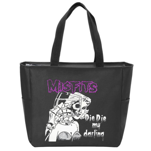 Die Die My Darling Zip Tote Bag