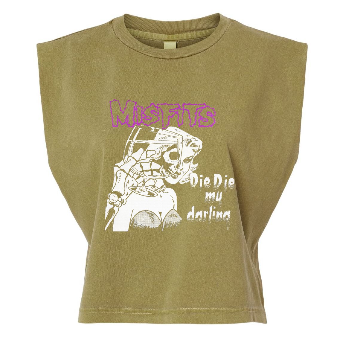 Die Die My Darling Garment-Dyed Women's Muscle Tee