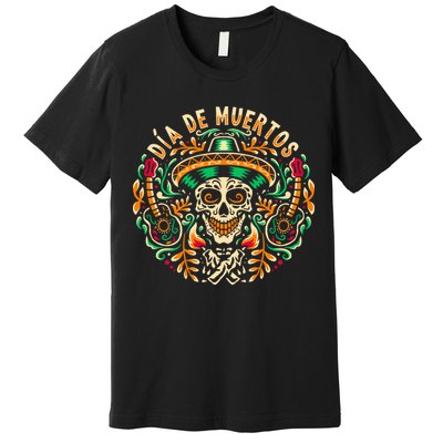 Dia De Muertos Premium T-Shirt
