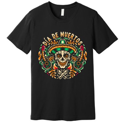 Dia De Muertos Premium T-Shirt