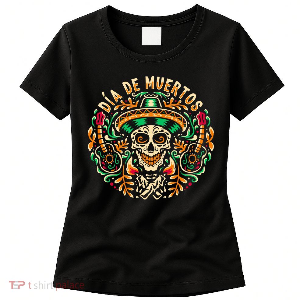 Dia De Muertos Womens T-Shirt