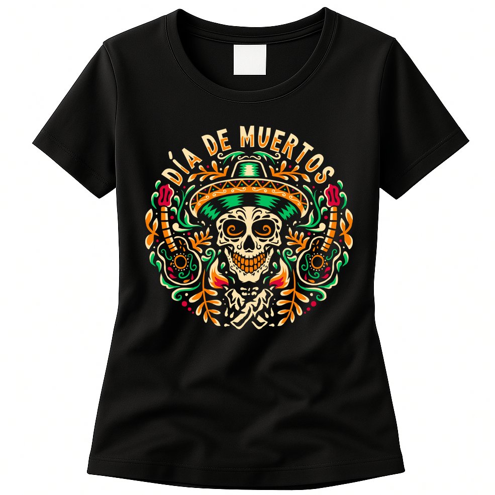 Dia De Muertos Womens T-Shirt