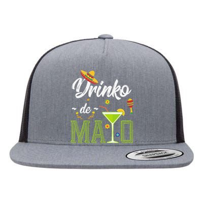 Drinko De Mayo Fiesta Mexican Party Flat Bill Trucker Hat