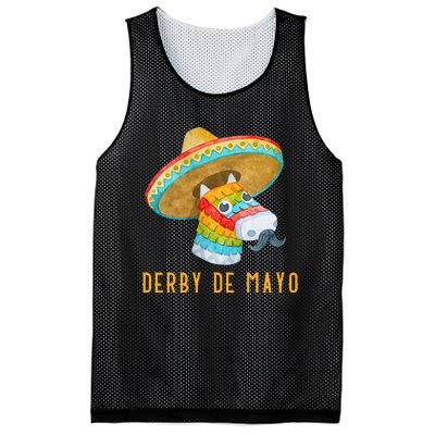 Derby de Mayo Kentucky Horse Race Mexico Pinata Mexican Mesh Reversible Basketball Jersey Tank