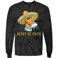 Derby de Mayo Kentucky Horse Race Mexico Pinata Mexican Tie-Dye Long Sleeve Shirt